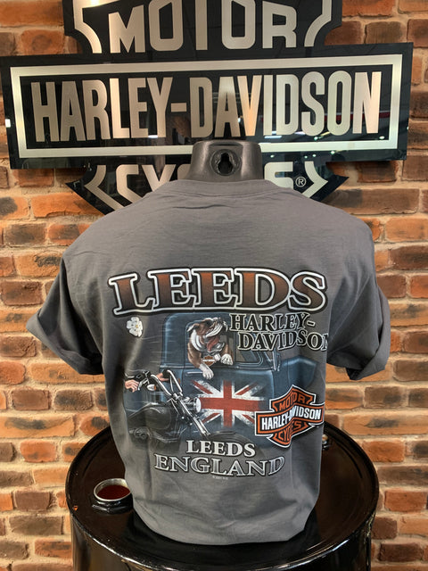 Leeds Harley Davidson 'Can Be Bad' Dealer T-Shirt Mens Harley Davidson Direct