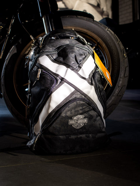 Harley-Davidson® X-Treme Reflective Bar & Shield Backpack Nightvision 99215 Harley-Davidson® Direct