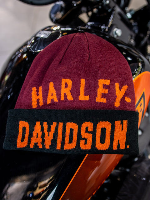 Harley-Davidson® Men's Staple Beanie - Tawny Port 97687-23VM