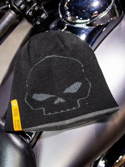 Harley-Davidson® Men's Willie G Skull Reversible Knit Hat 97622-22VM