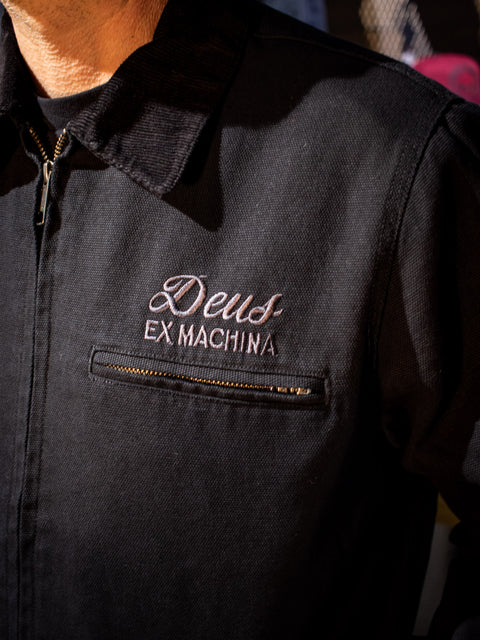 Deus ex Machina®️ Address Workwear Black Jacket DMF86343-BLK Harley-Davidson® Direct