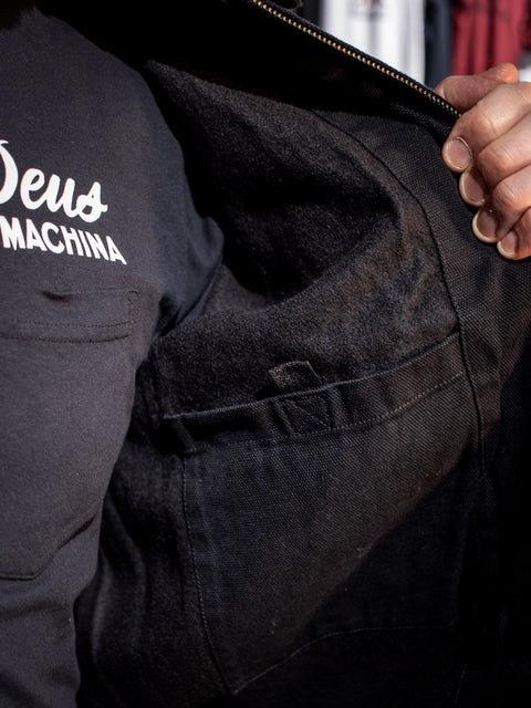 Deus ex Machina®️ Address Workwear Black Jacket DMF86343-BLK Harley-Davidson® Direct