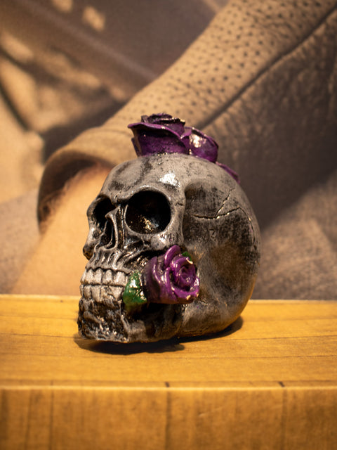 Stone Skull Grey Ornament Purple Mohican Harley-Davidson® Direct