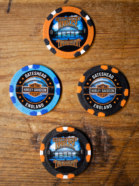 Gateshead Harley-Davidson® Custom Poker Chip