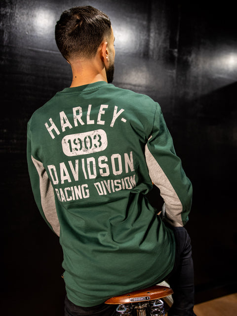 Harley-Davidson® Green Colorblock Top 96585-23VM