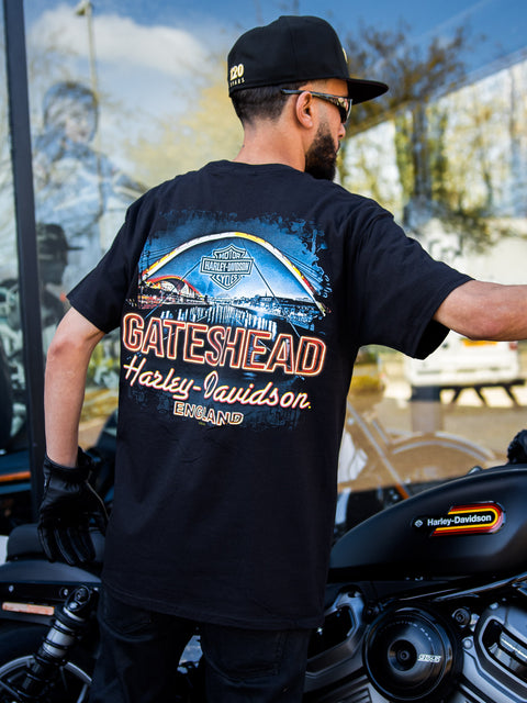 Gateshead Harley Davidson Dealer T-Shirt FASTER FEAR    R004683