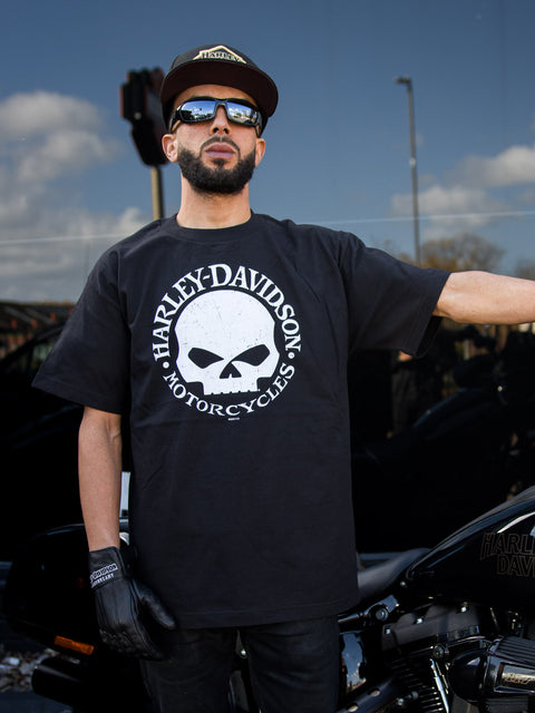 Gateshead Harley Davidson Dealer T-Shirt WILLIE GRUNGE    R004521
