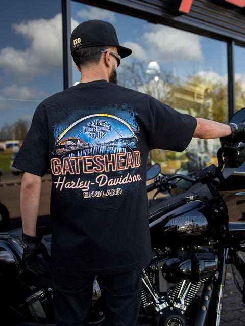 Gateshead Harley Davidson Dealer T-Shirt WILLIE GRUNGE    R004521