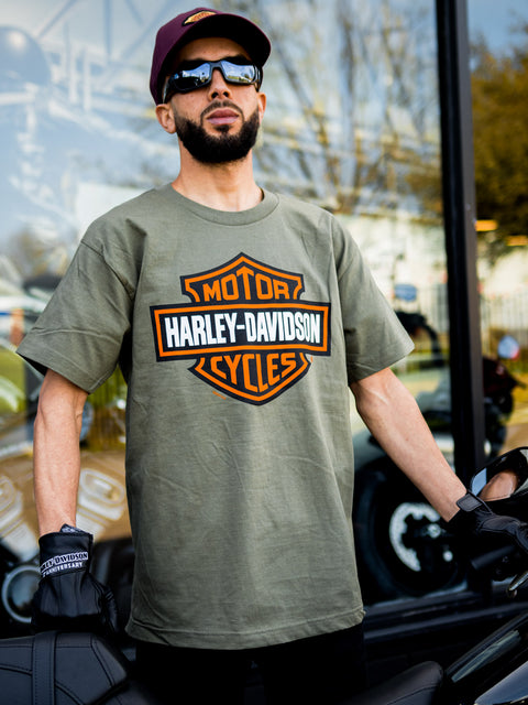Gateshead Harley Davidson Dealer T-Shirt BAR&SHIELD R004529