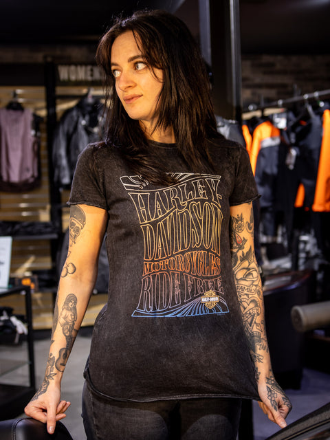 Gateshead Harley Davidson Dealer T-Shirt 10FT Tall R004502