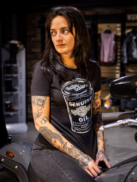 Gateshead Harley Davidson Dealer T-Shirt Oiled R004514