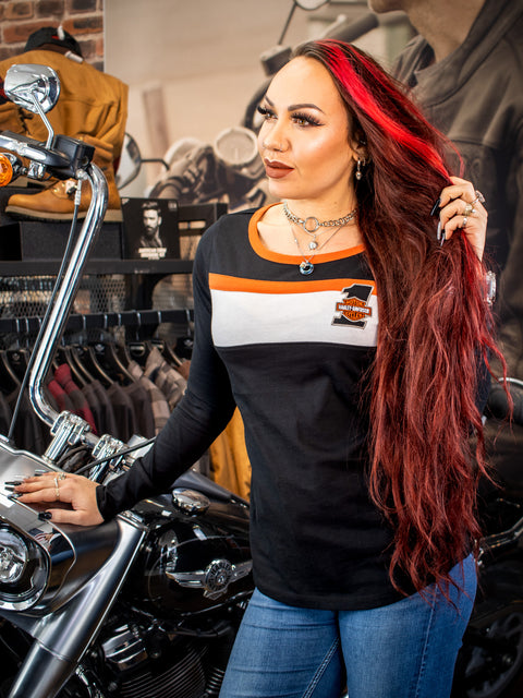 Genuine Harley Davidson Women's Full-speed Knit Top 99102-22VW