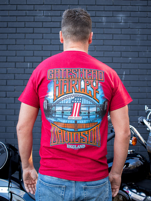 Gateshead Harley-Davidson® Black B-S Mens T-Shirt