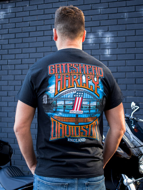 Gateshead Harley-Davidson® Skull Shock Mens T-Shirt