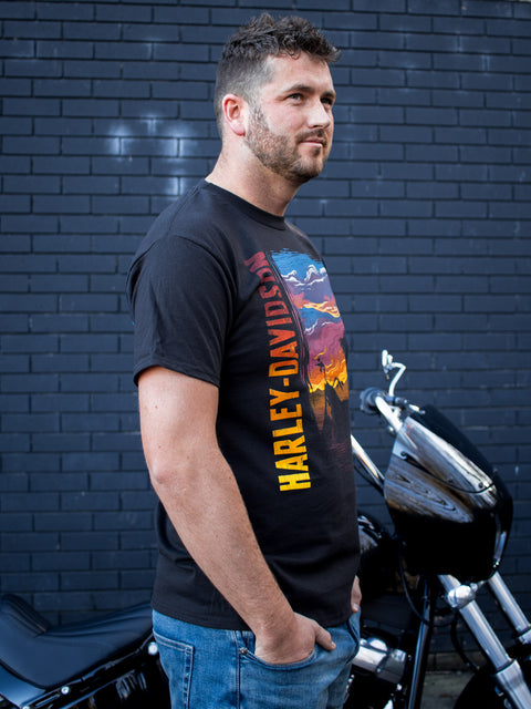 Gateshead Harley-Davidson® Sunset Rider Mens T-Shirt