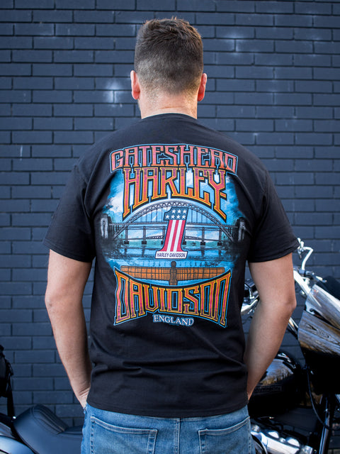 Gateshead Harley-Davidson® Sunset Rider Mens T-Shirt