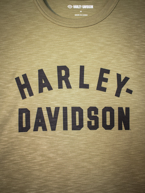 Harley-Davidson® Men's Tee-Knit Green T-Shirt 96328-22VM
