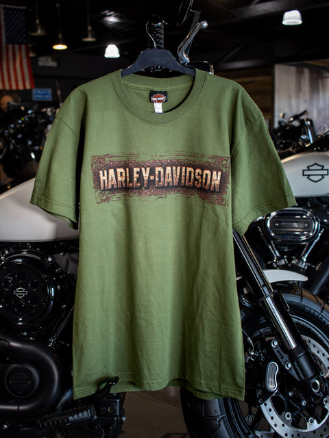 Gateshead Harley-Davidson® Rusty Name Mens T-Shirt