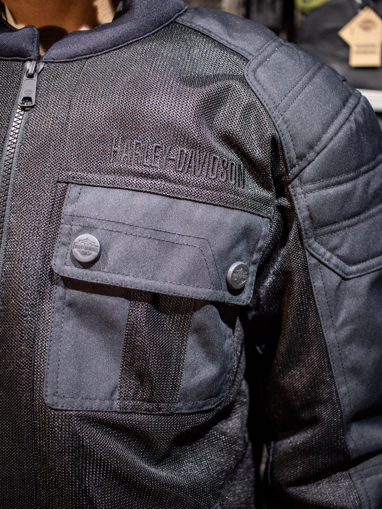 Harley-Davidson® Men's Zephyr Mesh Jacket w/ Zip-out Liner 98130-22EM ...
