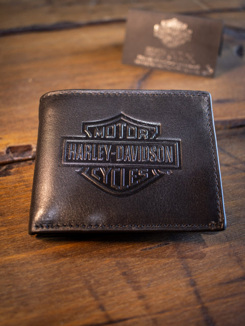 Harley-Davidson® Men's H-D Classic Bi-Fold RFID Wallet HDMWA11487