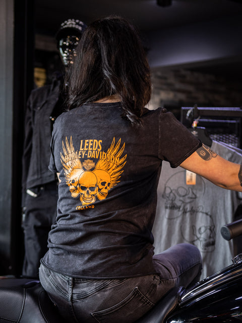 Leeds Harley Davidson Dealer T-Shirt Classic Rockstar R0046103