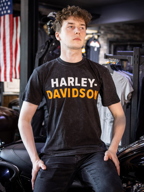 Leeds Harley Davidson Dealer T-Shirt H-D Name R0045364
