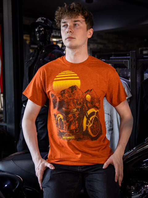 Leeds Harley Davidson Dealer T-Shirt MC Sun R004372