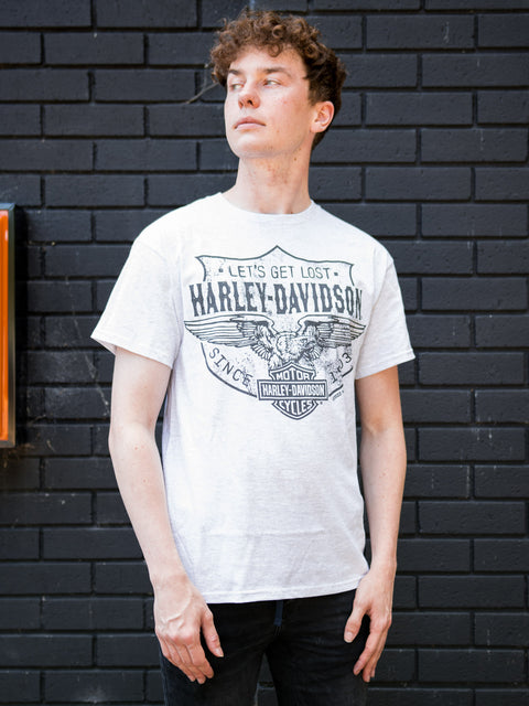 Gateshead Harley Davidson Dealer T-Shirt Eagle Shield R004397