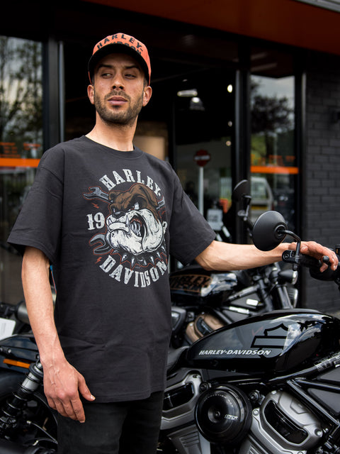 Gateshead Harley Davidson Dealer T-Shirt Junkyard R004361