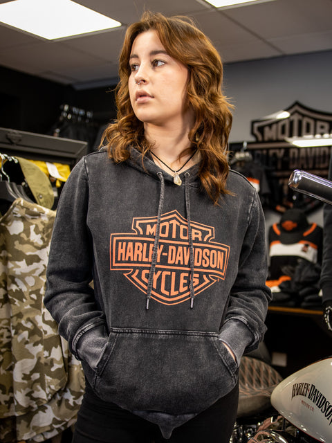 Harley-Davidson® Women's Custom Vintage Wash Pullover Hoodie 96181-23VW