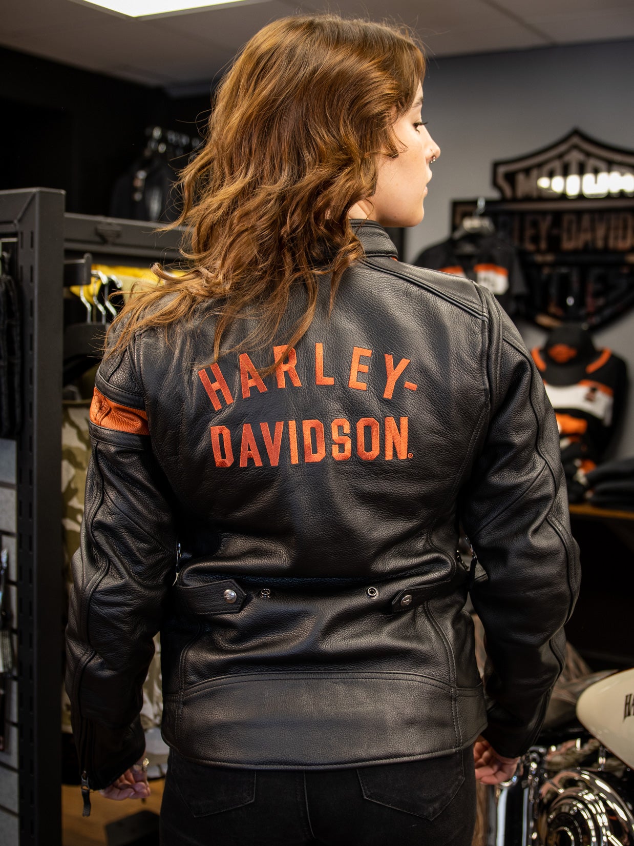 Harley-Davidson® Women's Hwy-100 Waterproof Leather Jacket 98005-22EW ...
