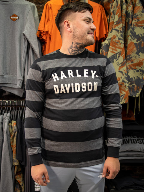 Harley-Davidson® Men's "Stripe" Long Sleeve Top 96095-23VM
