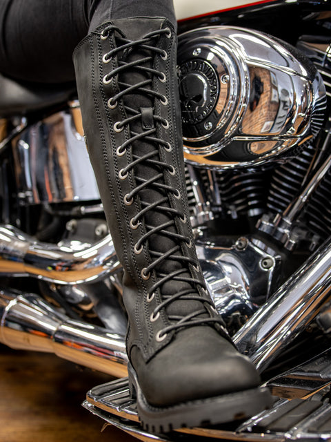 Genuine Harley Davidson LORNELL 14" LACE - BLACK