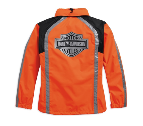 Harley-Davidson® Women's Hi-Visibility Reflective Rain Jacket  98163-18EW