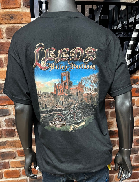 Leeds Harley Davidson Dealer T-Shirt H-D FQ R004425