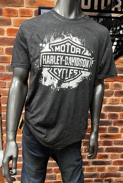Leeds Harley Davidson Dealer T-Shirt Splatter Dye R004686