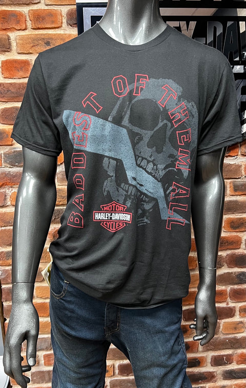 Leeds Harley Davidson Dealer T-Shirt Baddest R004691