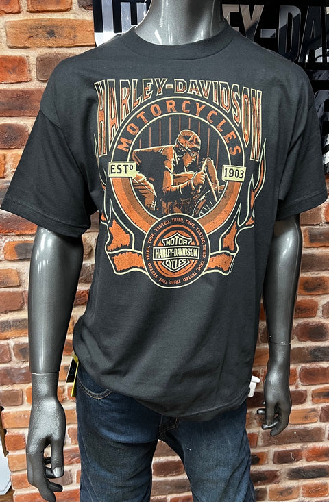 Leeds Harley Davidson Dealer T-Shirt H-D Heat R004424