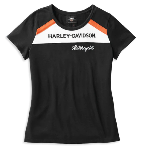 Genuine Harley Davidson Women's Accelerate Stripe Knit Top Harley-Davidson® Direct