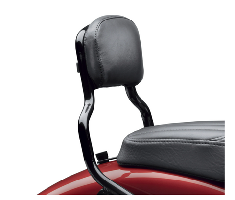 Harley Davidson Passenger Backrest Pad - Compact - Smooth Black Vinyl - 52300559A Harley-Davidson® Direct