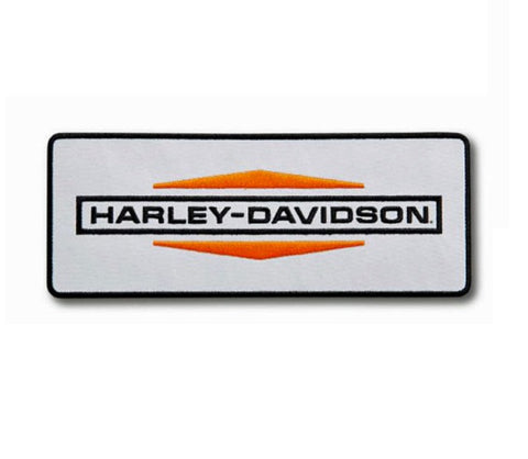 Harley-Davidson® Stacked Logo Large Iron-On Patch 7649-21VX Harley Davidson Direct