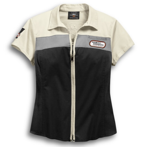 Harley-Davidson® Women's H-D Racing Zip-Front Shirt 99134-19VW
