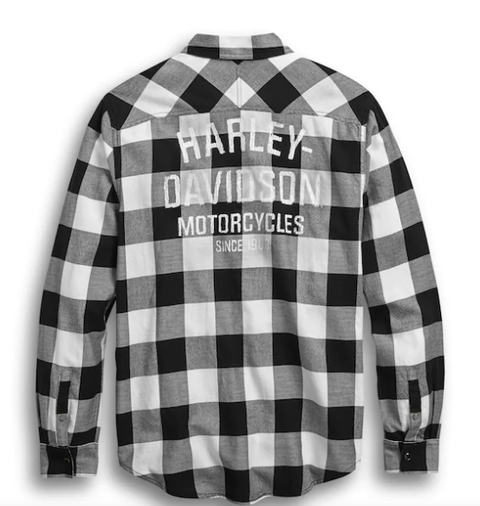 Harley-Davidson® Men's Buffalo Plaid Shirt 99017-20VM Harley Davidson Direct