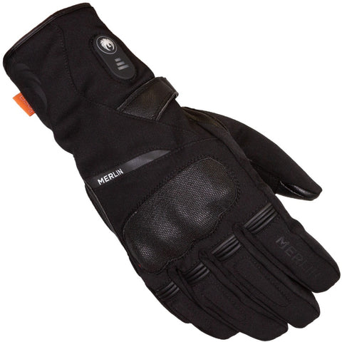 Merlin Summit Touring D3O Heatable Motorcycle Gloves   MWG035/BLK/