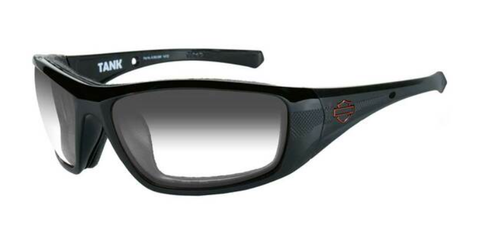 Harley-Davidson® Men's Tank Sunglasses, Copper Lens/Glass Black Frame