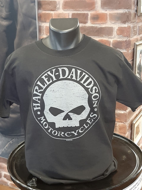 Harley Davidson Leeds Dealer T-Shirt G Stress Willie G Men's Black Harley Davidson Direct
