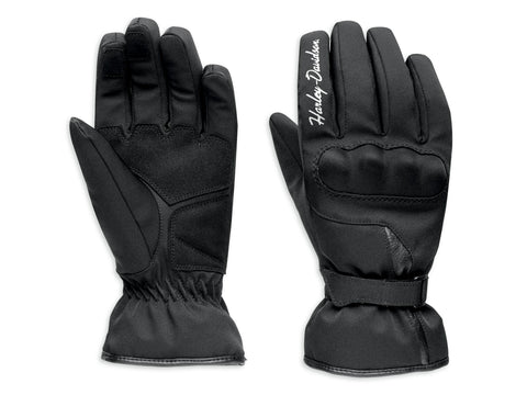 Women's H-D® Brawler Full Finger Mixed Media Glove 97110-18EW Harley Davidson Direct