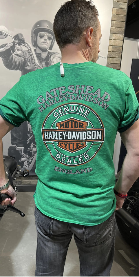 Harley Davidson®Gateshead Reverse Skull Print T-Shirt Mens Harley Davidson Direct