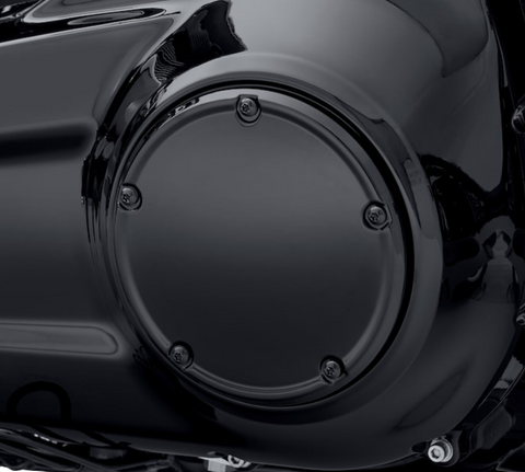 Harley-Davidson® Gloss Black Narrow-Profile Derby Cover 25700971 Harley Davidson Direct