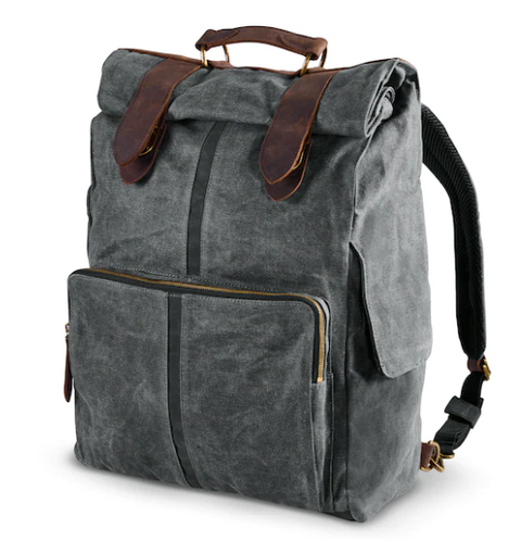 Waxed canvas backpack 93300117